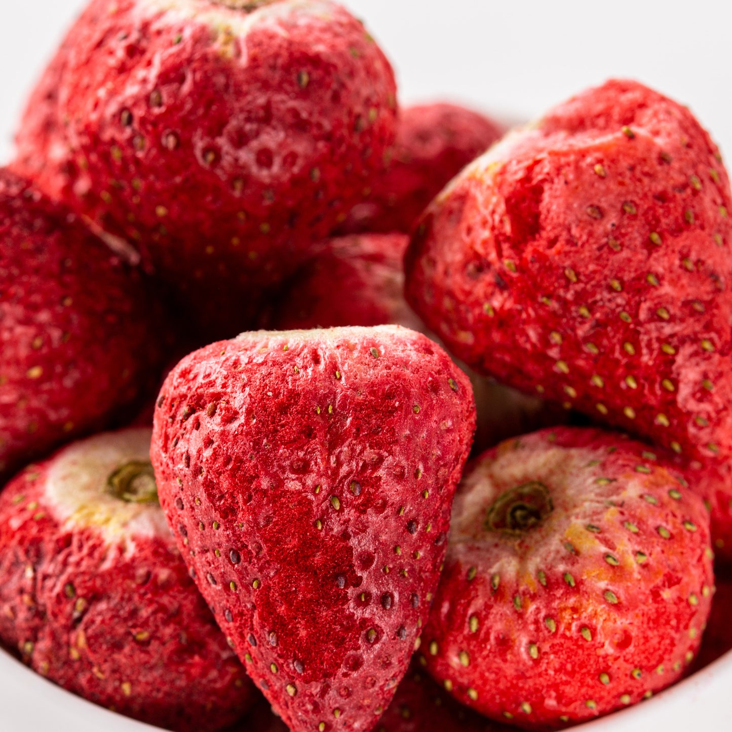 Freeze dried whole strawberries