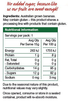 Freeze Dried Banana 100g