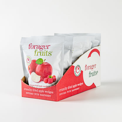 Freeze Dried Raspberry infused Apple Wedges | 100% Tasmanian