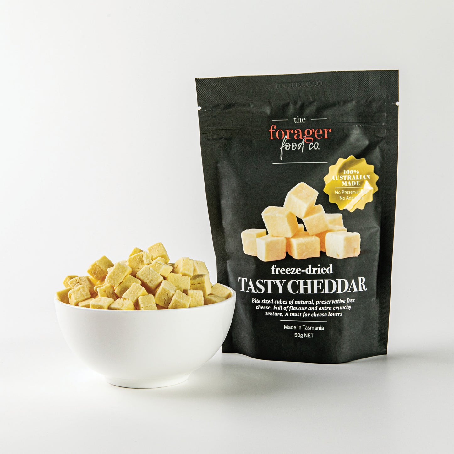 Freeze Dried Tasty Cheddar Cheese | 100% Australian