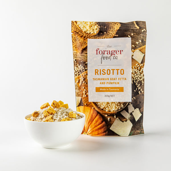 Risotto Rice with Tasmanian Goat Fetta and Pumpkin – Forager Foods
