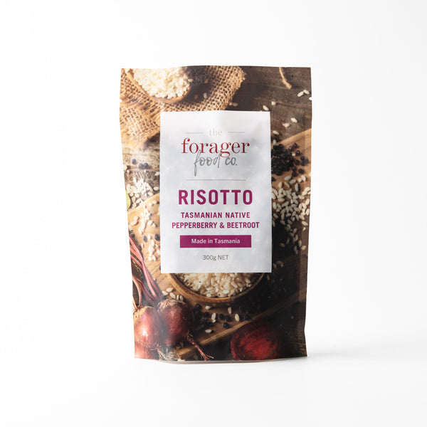 Risotto Rice with Tasmanian Native Pepperberry & Beetroot